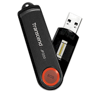USB Flash 8Gb Transcend FINGERPRINT