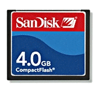 Memoria RAM Compact Flash 4 Gb
