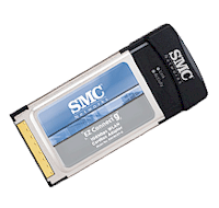 Tarjeta de red PCMCIA SMC 108Mbps